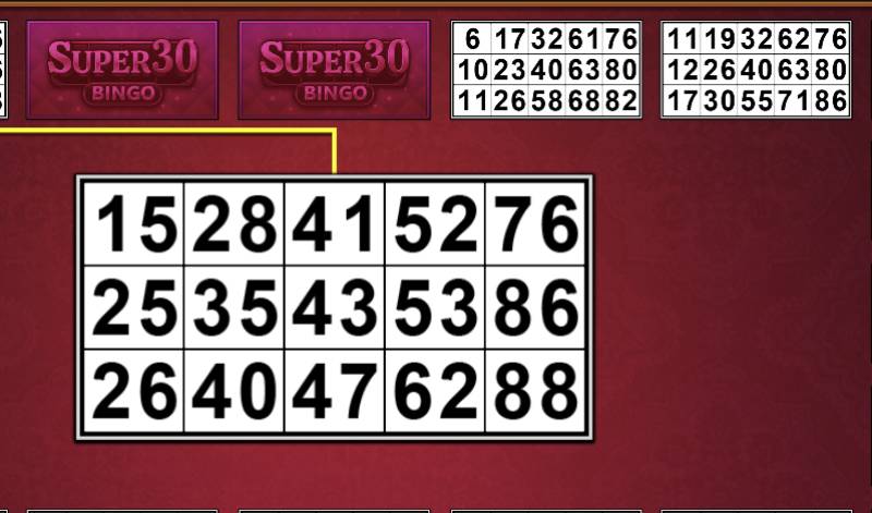 Mua thẻ bingo